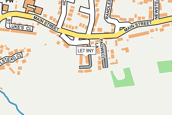 LE7 9NY map - OS OpenMap – Local (Ordnance Survey) LE7 9NY map - OS OpenMap – Local (Ordnance Survey)