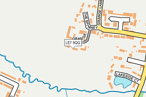 LE7 9QQ map - OS OpenMap – Local (Ordnance Survey) LE7 9QQ map - OS OpenMap – Local (Ordnance Survey)