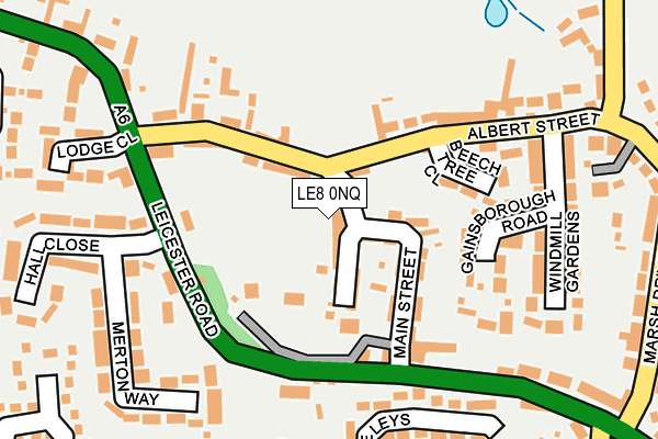 LE8 0NQ map - OS OpenMap – Local (Ordnance Survey) LE8 0NQ map - OS OpenMap – Local (Ordnance Survey)