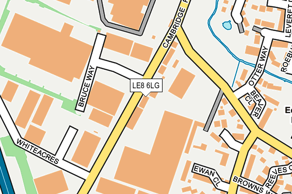 LE8 6LG map - OS OpenMap – Local (Ordnance Survey) LE8 6LG map - OS OpenMap – Local (Ordnance Survey)