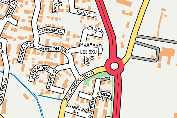 LE8 6XU map - OS OpenMap – Local (Ordnance Survey) LE8 6XU map - OS OpenMap – Local (Ordnance Survey)