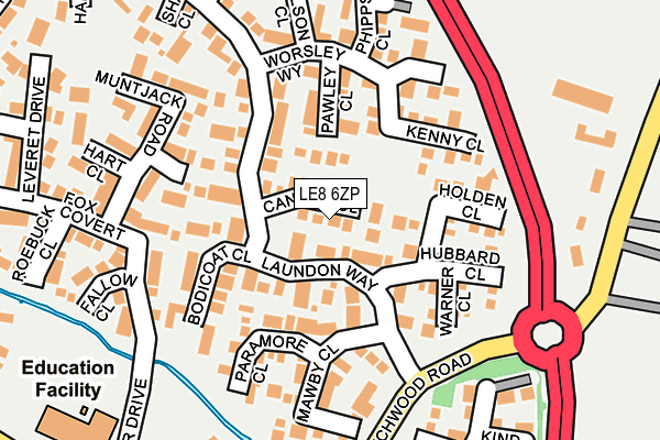 LE8 6ZP map - OS OpenMap – Local (Ordnance Survey) LE8 6ZP map - OS OpenMap – Local (Ordnance Survey)