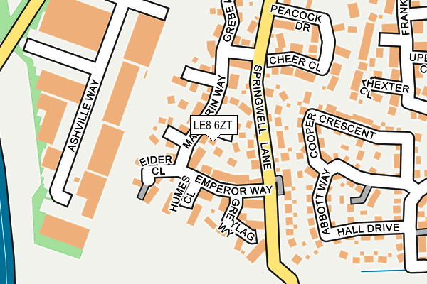 LE8 6ZT map - OS OpenMap – Local (Ordnance Survey) LE8 6ZT map - OS OpenMap – Local (Ordnance Survey)