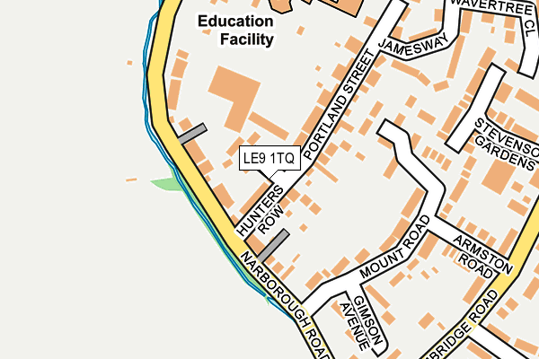 LE9 1TQ map - OS OpenMap – Local (Ordnance Survey) LE9 1TQ map - OS OpenMap – Local (Ordnance Survey)