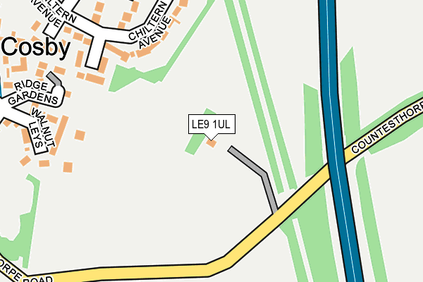 LE9 1UL map - OS OpenMap – Local (Ordnance Survey) LE9 1UL map - OS OpenMap – Local (Ordnance Survey)