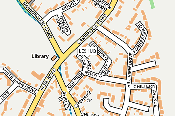 LE9 1UQ map - OS OpenMap – Local (Ordnance Survey) LE9 1UQ map - OS OpenMap – Local (Ordnance Survey)