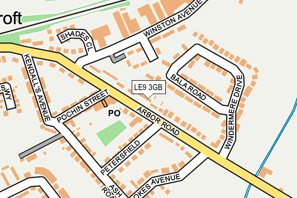 LE9 3GB map - OS OpenMap – Local (Ordnance Survey) LE9 3GB map - OS OpenMap – Local (Ordnance Survey)
