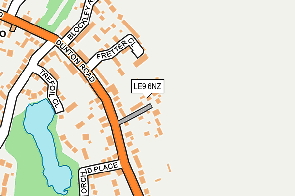 LE9 6NZ map - OS OpenMap – Local (Ordnance Survey) LE9 6NZ map - OS OpenMap – Local (Ordnance Survey)