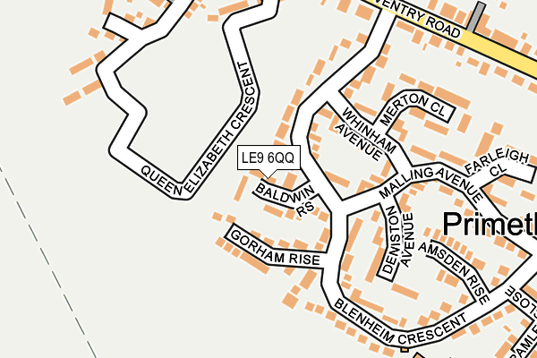 LE9 6QQ map - OS OpenMap – Local (Ordnance Survey) LE9 6QQ map - OS OpenMap – Local (Ordnance Survey)