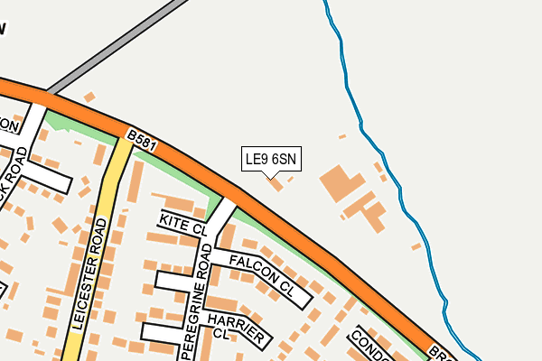 LE9 6SN map - OS OpenMap – Local (Ordnance Survey) LE9 6SN map - OS OpenMap – Local (Ordnance Survey)