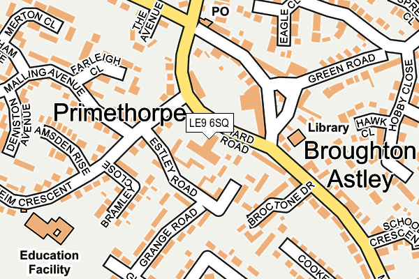 LE9 6SQ map - OS OpenMap – Local (Ordnance Survey) LE9 6SQ map - OS OpenMap – Local (Ordnance Survey)
