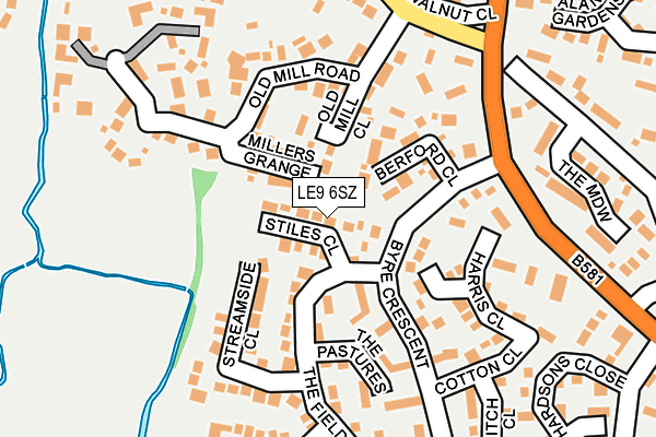 LE9 6SZ map - OS OpenMap – Local (Ordnance Survey) LE9 6SZ map - OS OpenMap – Local (Ordnance Survey)