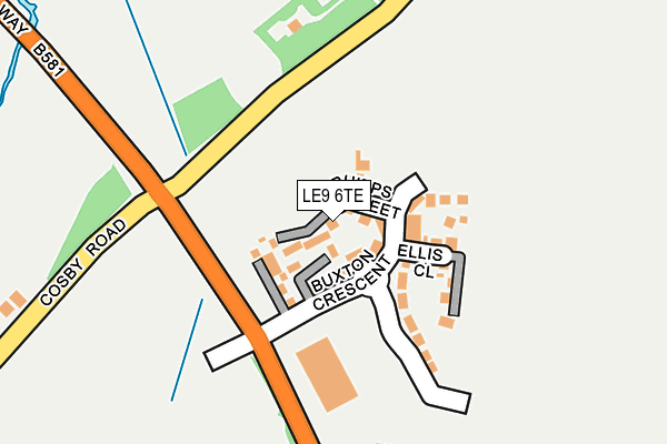 LE9 6TE map - OS OpenMap – Local (Ordnance Survey) LE9 6TE map - OS OpenMap – Local (Ordnance Survey)