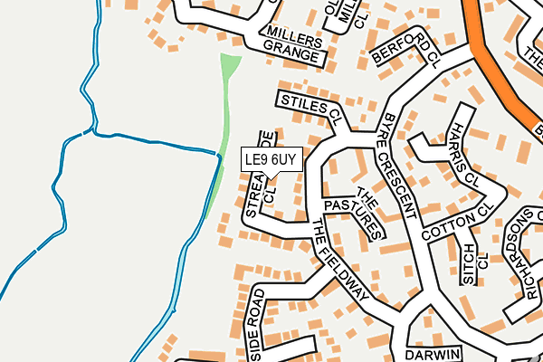 LE9 6UY map - OS OpenMap – Local (Ordnance Survey) LE9 6UY map - OS OpenMap – Local (Ordnance Survey)