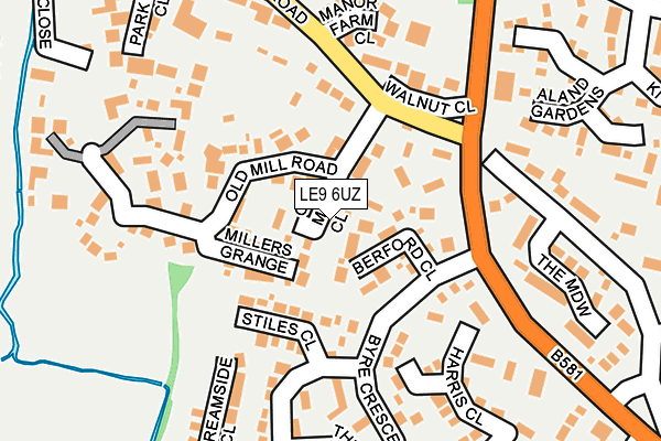LE9 6UZ map - OS OpenMap – Local (Ordnance Survey) LE9 6UZ map - OS OpenMap – Local (Ordnance Survey)