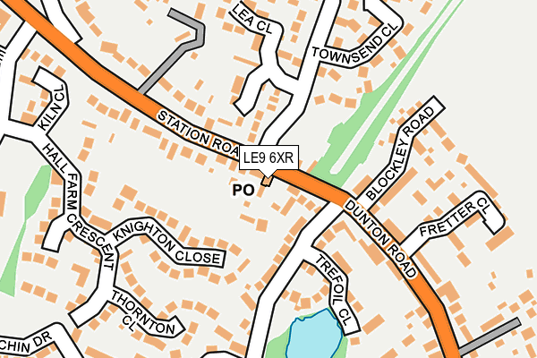 LE9 6XR map - OS OpenMap – Local (Ordnance Survey) LE9 6XR map - OS OpenMap – Local (Ordnance Survey)