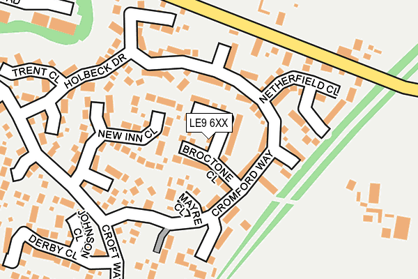 LE9 6XX map - OS OpenMap – Local (Ordnance Survey) LE9 6XX map - OS OpenMap – Local (Ordnance Survey)