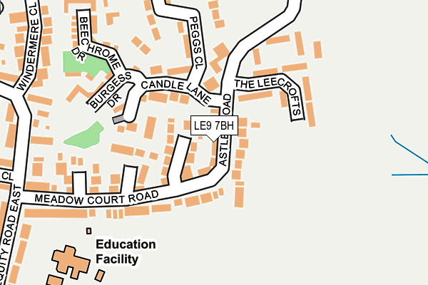 LE9 7BH map - OS OpenMap – Local (Ordnance Survey) LE9 7BH map - OS OpenMap – Local (Ordnance Survey)