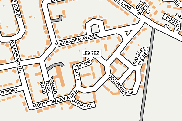 LE9 7EZ map - OS OpenMap – Local (Ordnance Survey) LE9 7EZ map - OS OpenMap – Local (Ordnance Survey)