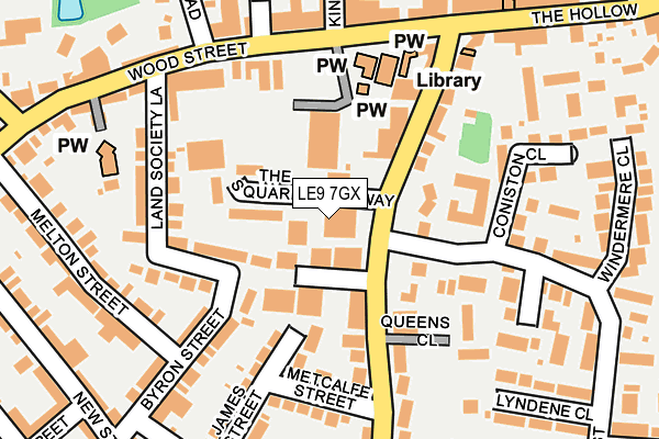 LE9 7GX map - OS OpenMap – Local (Ordnance Survey) LE9 7GX map - OS OpenMap – Local (Ordnance Survey)