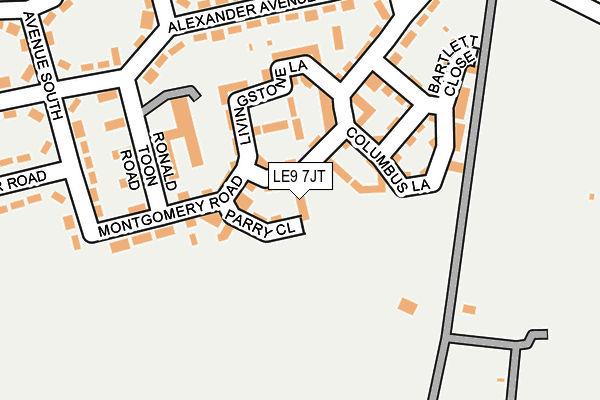 LE9 7JT map - OS OpenMap – Local (Ordnance Survey) LE9 7JT map - OS OpenMap – Local (Ordnance Survey)