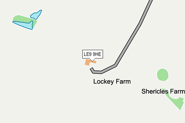 LE9 9HE map - OS OpenMap – Local (Ordnance Survey) LE9 9HE map - OS OpenMap – Local (Ordnance Survey)