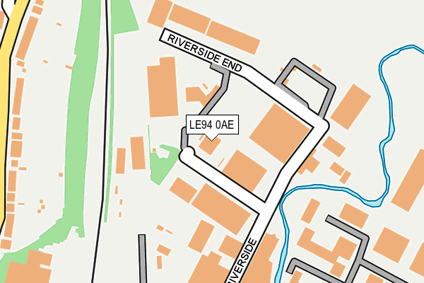 LE94 0AE map - OS OpenMap – Local (Ordnance Survey) LE94 0AE map - OS OpenMap – Local (Ordnance Survey)