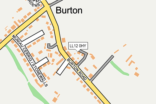 LL12 0HY map - OS OpenMap – Local (Ordnance Survey) LL12 0HY map - OS OpenMap – Local (Ordnance Survey)