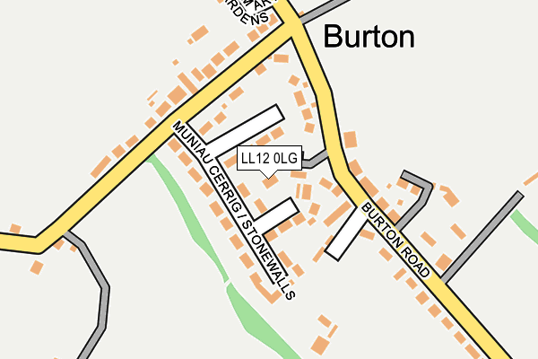 LL12 0LG map - OS OpenMap – Local (Ordnance Survey) LL12 0LG map - OS OpenMap – Local (Ordnance Survey)