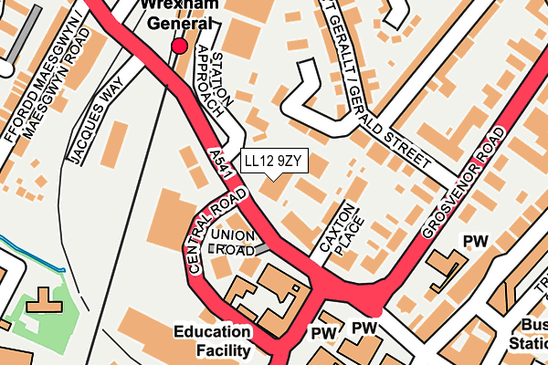 LL12 9ZY map - OS OpenMap – Local (Ordnance Survey) LL12 9ZY map - OS OpenMap – Local (Ordnance Survey)
