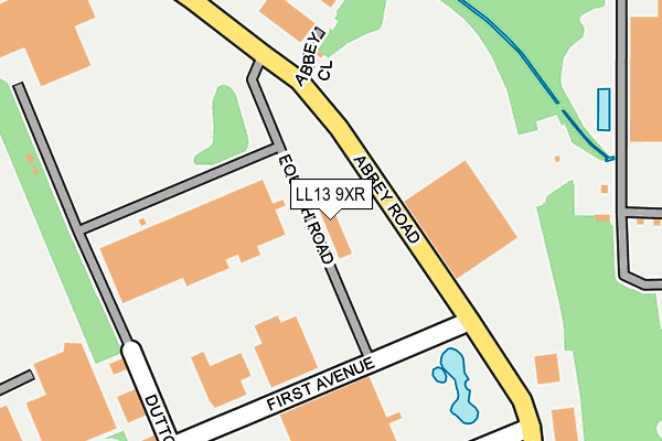 LL13 9XR map - OS OpenMap – Local (Ordnance Survey) LL13 9XR map - OS OpenMap – Local (Ordnance Survey)