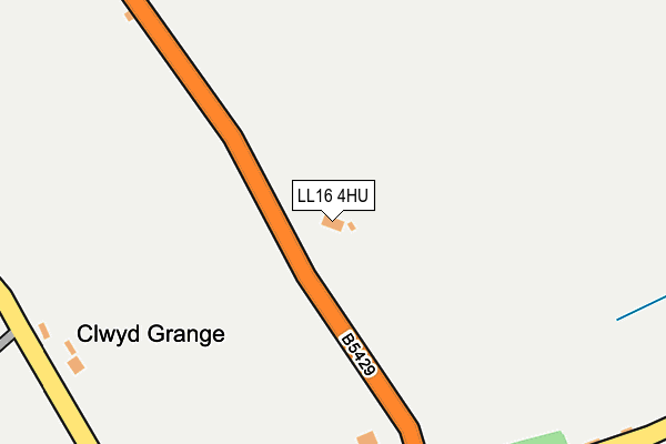 LL16 4HU map - OS OpenMap – Local (Ordnance Survey) LL16 4HU map - OS OpenMap – Local (Ordnance Survey)
