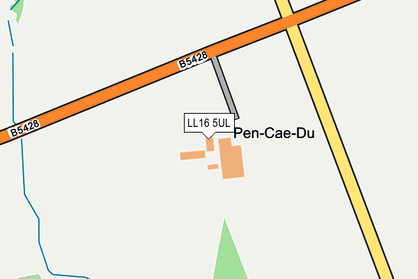 LL16 5UL map - OS OpenMap – Local (Ordnance Survey) LL16 5UL map - OS OpenMap – Local (Ordnance Survey)