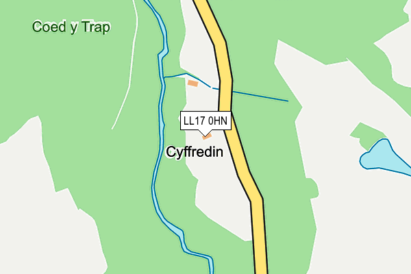 LL17 0HN map - OS OpenMap – Local (Ordnance Survey) LL17 0HN map - OS OpenMap – Local (Ordnance Survey)