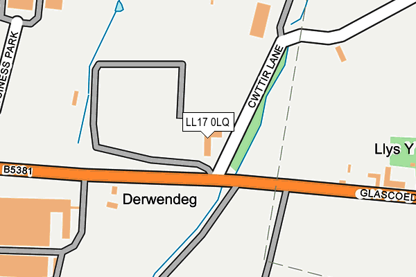 LL17 0LQ map - OS OpenMap – Local (Ordnance Survey) LL17 0LQ map - OS OpenMap – Local (Ordnance Survey)
