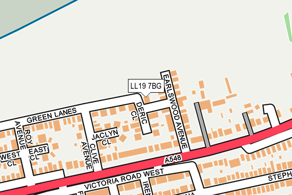 LL19 7BG map - OS OpenMap – Local (Ordnance Survey) LL19 7BG map - OS OpenMap – Local (Ordnance Survey)