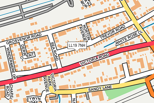 LL19 7NH map - OS OpenMap – Local (Ordnance Survey) LL19 7NH map - OS OpenMap – Local (Ordnance Survey)