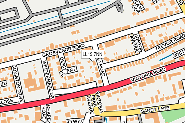LL19 7NN map - OS OpenMap – Local (Ordnance Survey) LL19 7NN map - OS OpenMap – Local (Ordnance Survey)