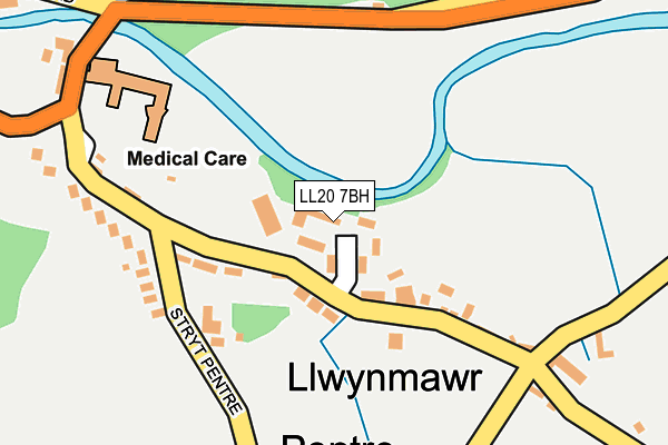 LL20 7BH map - OS OpenMap – Local (Ordnance Survey) LL20 7BH map - OS OpenMap – Local (Ordnance Survey)