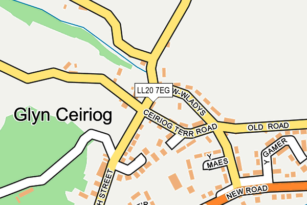 LL20 7EG map - OS OpenMap – Local (Ordnance Survey) LL20 7EG map - OS OpenMap – Local (Ordnance Survey)