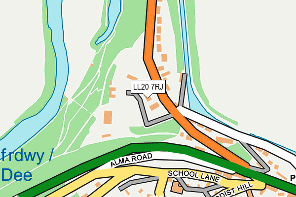 LL20 7RJ map - OS OpenMap – Local (Ordnance Survey) LL20 7RJ map - OS OpenMap – Local (Ordnance Survey)