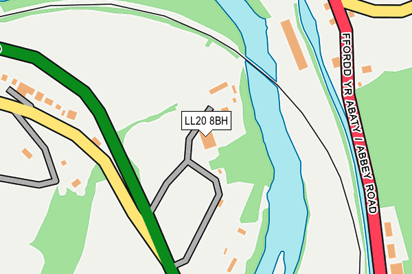 LL20 8BH map - OS OpenMap – Local (Ordnance Survey) LL20 8BH map - OS OpenMap – Local (Ordnance Survey)