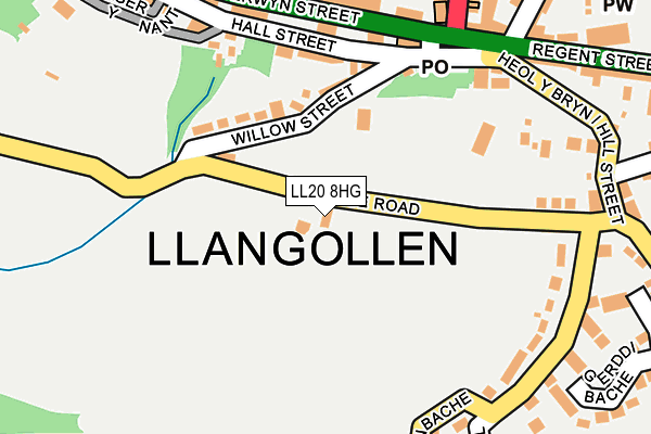LL20 8HG map - OS OpenMap – Local (Ordnance Survey) LL20 8HG map - OS OpenMap – Local (Ordnance Survey)