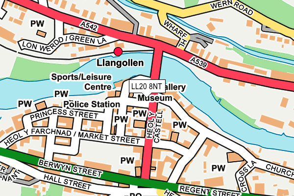 LL20 8NT map - OS OpenMap – Local (Ordnance Survey) LL20 8NT map - OS OpenMap – Local (Ordnance Survey)