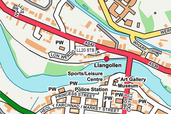 LL20 8TB map - OS OpenMap – Local (Ordnance Survey) LL20 8TB map - OS OpenMap – Local (Ordnance Survey)
