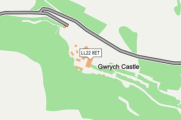 LL22 8ET map - OS OpenMap – Local (Ordnance Survey) LL22 8ET map - OS OpenMap – Local (Ordnance Survey)