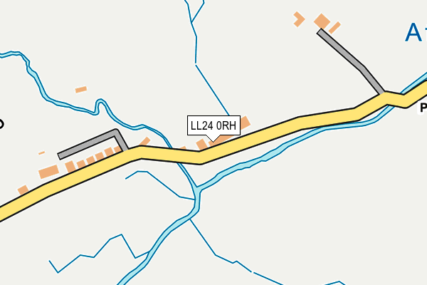 LL24 0RH map - OS OpenMap – Local (Ordnance Survey) LL24 0RH map - OS OpenMap – Local (Ordnance Survey)