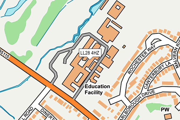 LL28 4HZ map - OS OpenMap – Local (Ordnance Survey) LL28 4HZ map - OS OpenMap – Local (Ordnance Survey)