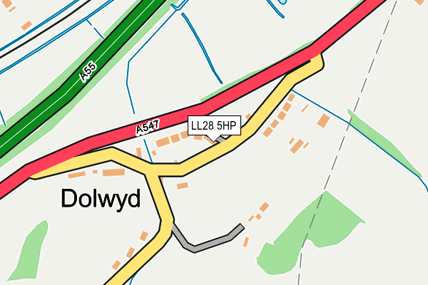LL28 5HP map - OS OpenMap – Local (Ordnance Survey) LL28 5HP map - OS OpenMap – Local (Ordnance Survey)
