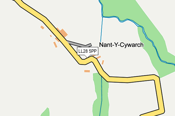 LL28 5PP map - OS OpenMap – Local (Ordnance Survey) LL28 5PP map - OS OpenMap – Local (Ordnance Survey)